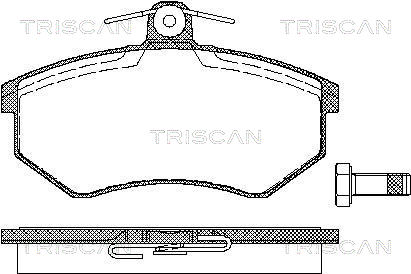 TRISCAN Első fékbetét 811029934_TRIS