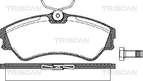 TRISCAN Fékbetét, mind 811029939_TRIS