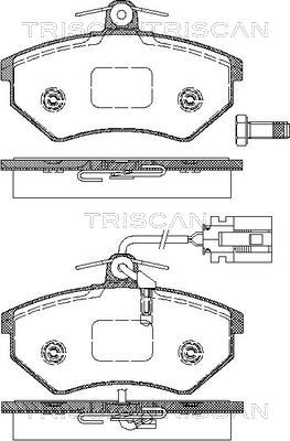 TRISCAN Első fékbetét 811029976_TRIS