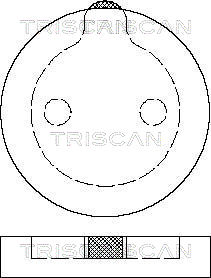 TRISCAN Fékbetét, mind 811038786_TRIS