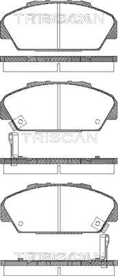 TRISCAN Fékbetét, mind 811040001_TRIS