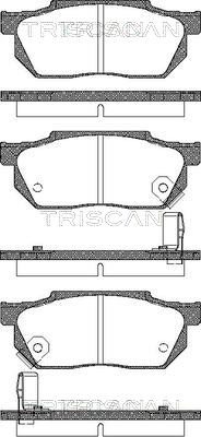 TRISCAN Első fékbetét 811040884_TRIS