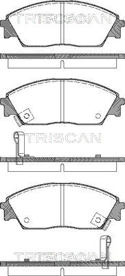 TRISCAN Fékbetét, mind 811040977_TRIS