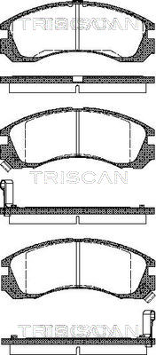 TRISCAN Első fékbetét 811042002_TRIS