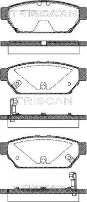 TRISCAN Fékbetét, mind 811042005_TRIS