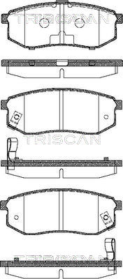 TRISCAN Fékbetét, mind 811042016_TRIS