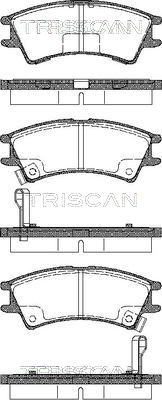 TRISCAN Első fékbetét 811043007_TRIS