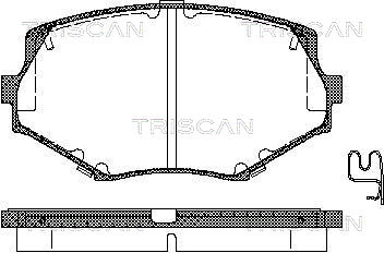 TRISCAN Első fékbetét 811050017_TRIS