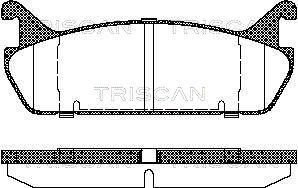 TRISCAN Fékbetét, mind 811050020_TRIS