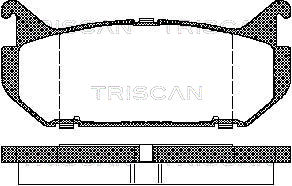 TRISCAN Fékbetét, mind 811050184_TRIS