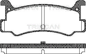 TRISCAN Fékbetét, mind 811050880_TRIS