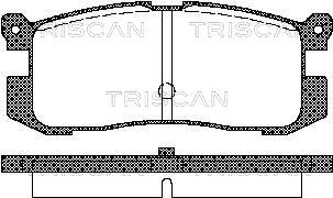 TRISCAN Fékbetét, mind 811050926_TRIS