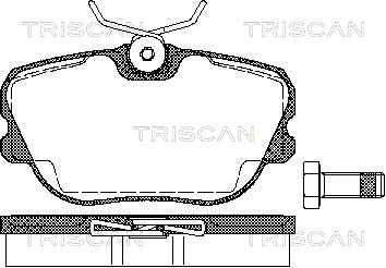 TRISCAN Fékbetét, mind 811065973_TRIS