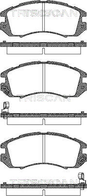 TRISCAN Fékbetét, mind 811068170_TRIS