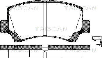 TRISCAN Első fékbetét 811069006_TRIS