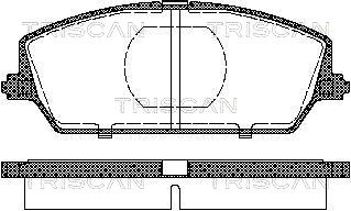 TRISCAN Fékbetét, mind 811069009_TRIS