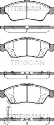 TRISCAN Fékbetét, mind 811069010_TRIS