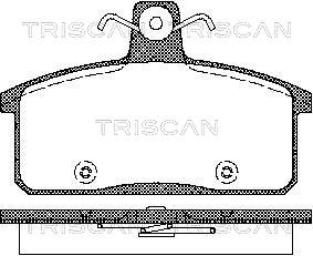 TRISCAN Fékbetét, mind 811069012_TRIS