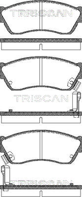 TRISCAN Első fékbetét 811069181_TRIS