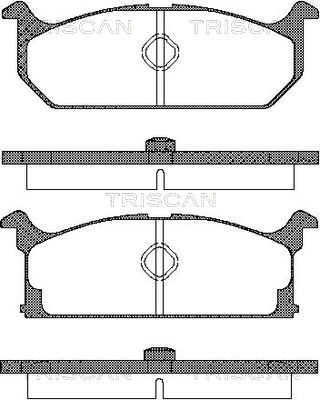 TRISCAN Fékbetét, mind 811069835_TRIS