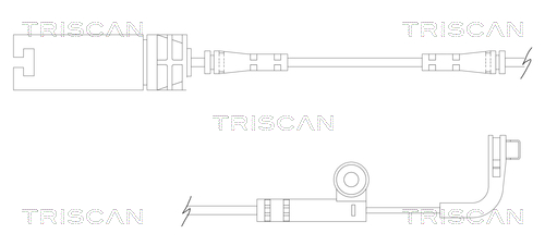 TRISCAN Fékkopás jelző 811511026_TRIS