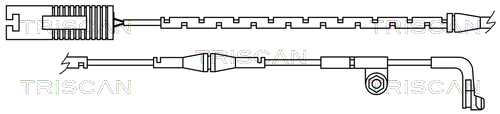 TRISCAN Fékkopás jelző 811511028_TRIS