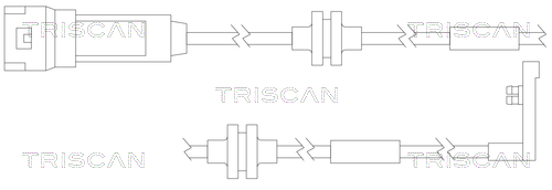 TRISCAN Fékkopás jelző 811524014_TRIS