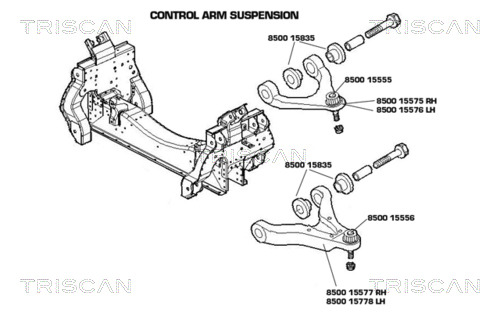 TRISCAN Lengőkar 850015575_TRIS