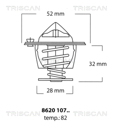 TRISCAN Termosztát 862010782_TRIS