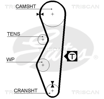 TRISCAN Vezérműszíj 86455521_TRIS