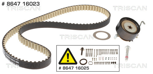 TRISCAN Vezérműszíj készlet 864716023_TRIS