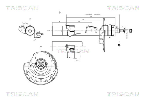 TRISCAN Első Lengéscsillapító 870516103_TRIS