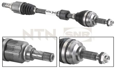 SNR Féltengely, komplett DK55.003_SNR