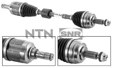 SNR Féltengely, komplett DK55.013_SNR