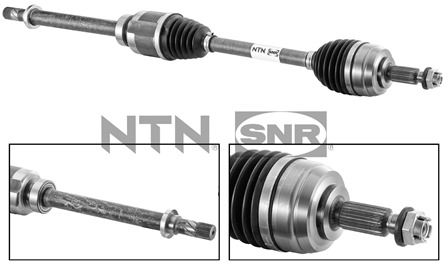 SNR Féltengely, komplett DK55.040_SNR