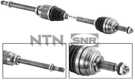 SNR Féltengely, komplett DK55.124_SNR