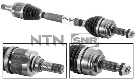 SNR Féltengely, komplett DK55.154_SNR