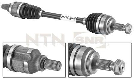 SNR Féltengely, komplett DK66.004_SNR