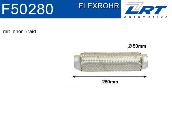 LRT Flexibilis kipufogócső F50280_LRT