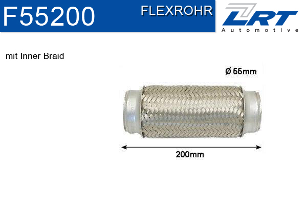 LRT Flexibilis kipufogócső F55200_LRT