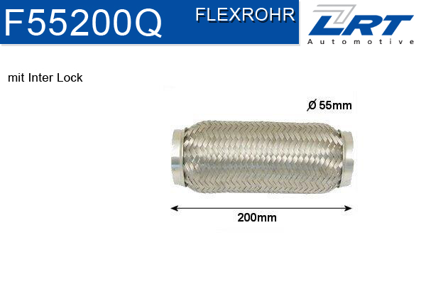 LRT Flexibilis kipufogócső F55200Q_LRT