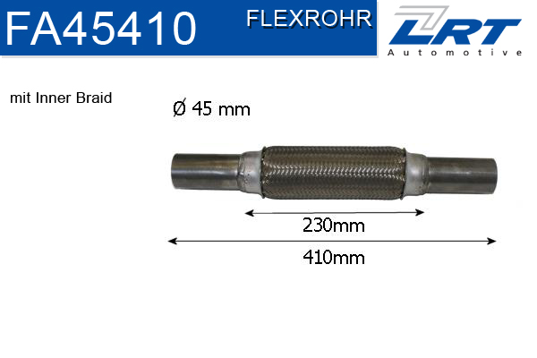 LRT Flexibilis kipufogócső FA45410_LRT