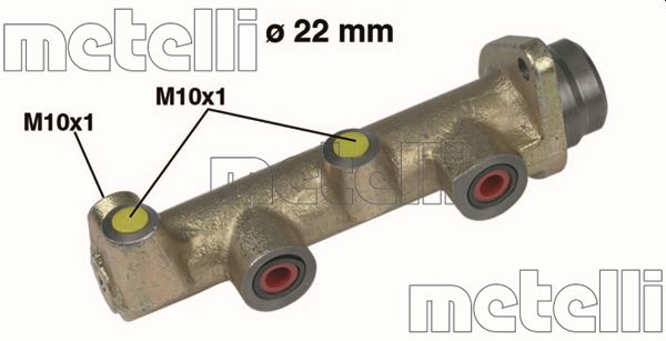 METELLI Főfékhenger 05-0134_MET