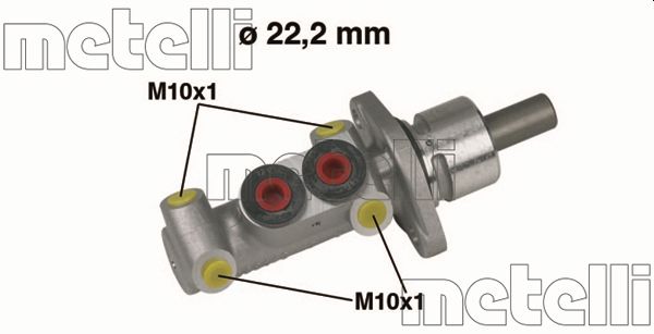 METELLI Főfékhenger 05-0302_MET