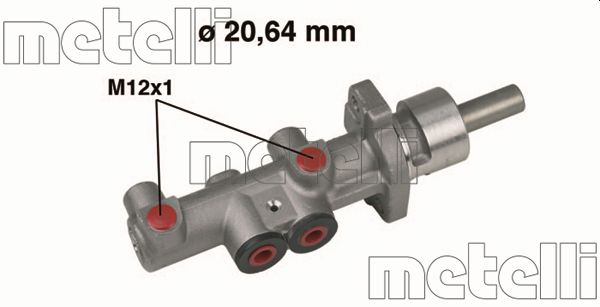 METELLI Főfékhenger 05-0404_MET