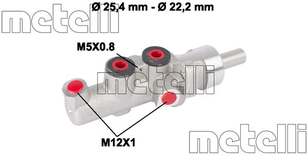 METELLI Főfékhenger 05-0662_MET