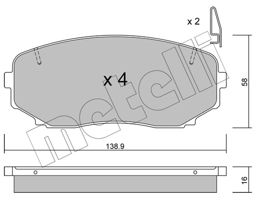 METELLI Fékbetét, mind 22-0872-1_MET