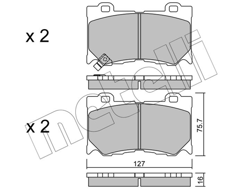 METELLI Fékbetét, mind 22-1029-0_MET