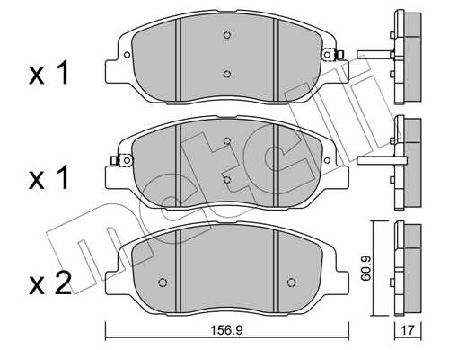 METELLI Fékbetét, mind 22-1031-0_MET