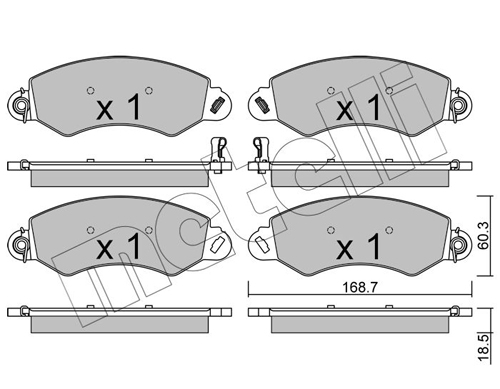 METELLI Fékbetét, mind 22-1148-0_MET